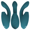 WOMANIZER - Duo 2 Rabbitvibrator Blå Petrol