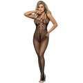 SUBBLIME - Lang Nettingbodystocking med Stropper