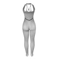 SUBBLIME - Lang Nettingbodystocking med Stropper