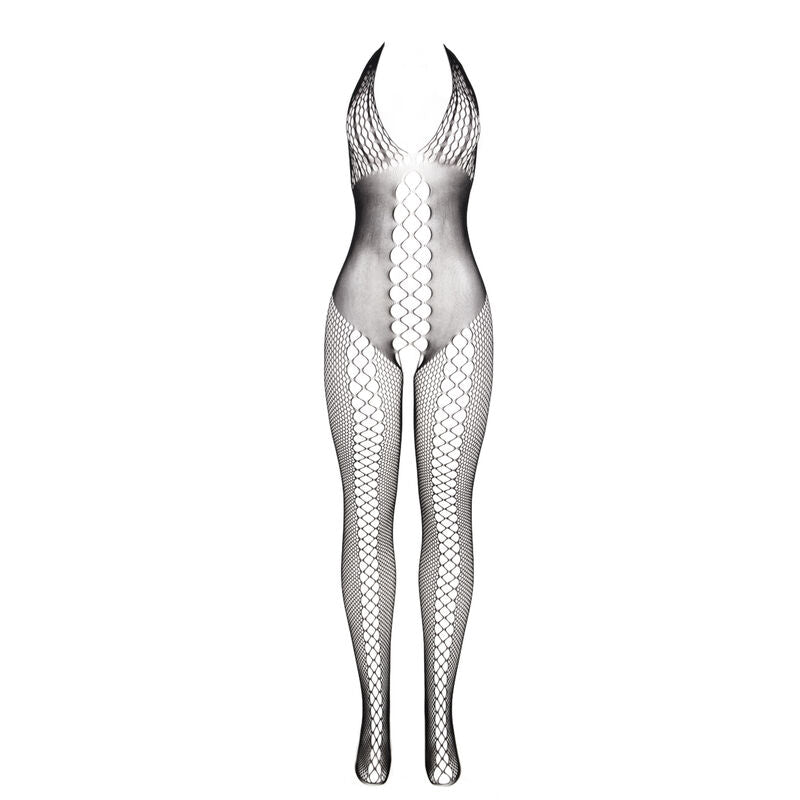 SUBBLIME - Bodystocking med Åpen Rygg og Korsdetaljer
