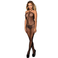SUBBLIME - Nettingbodystocking med Haltertopp