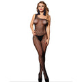 SUBBLIME - Nettingbodystocking med Én Skulder og Strass
