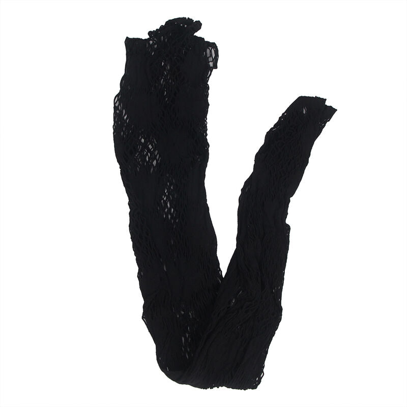 SUBBLIME - Nettingbodystocking med Kjoledesign