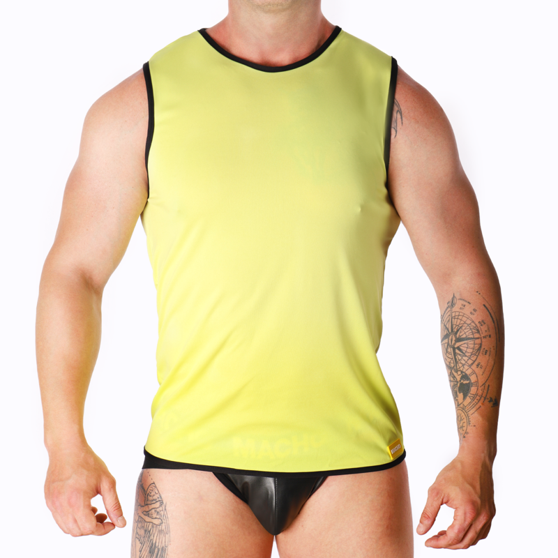 MACHO - T-skjorte Gul