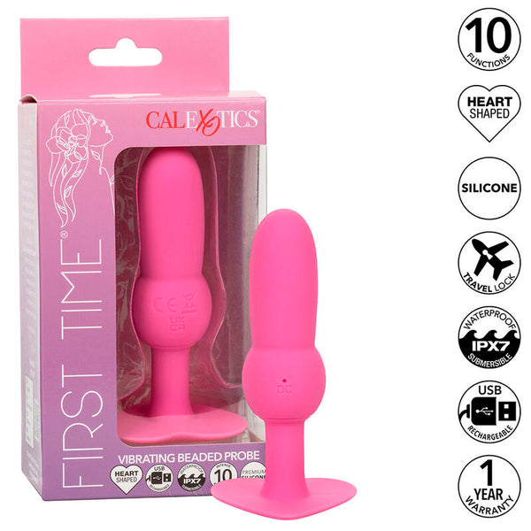 CALEXOTICS - First Time Analkjede-probe 10 vibrasjoner