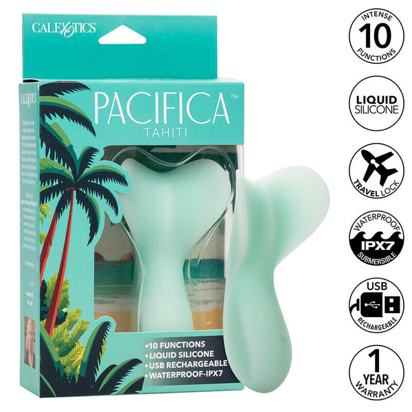 CALEXOTICS - Pacifica Tahiti Klitorisstimulator 10 funksjoner Aqua