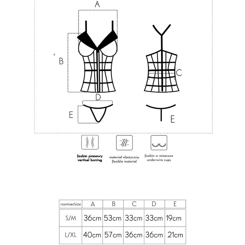 LIVCO CORSETTI FASHION - Laura Korsett og String