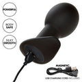 CALEXOTICS - Rock Bottom Pop Vibrerende Analplugg 10 vibrasjoner Silikon