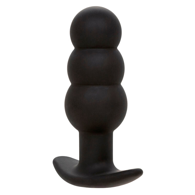 CALEXOTICS - Rock Bottom Analplugg med perler 10 vibrasjoner Silikon