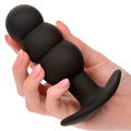 CALEXOTICS - Rock Bottom Analplugg med perler 10 vibrasjoner Silikon