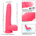 CALEXOTICS - Studs Realistisk vibrator med støt 10 vibrasjoner