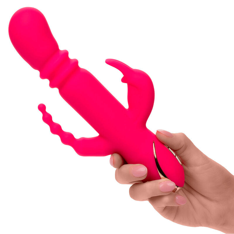 CALEXOTICS - Jack Rabbit Signature Triple Rabbitvibrator med varme
