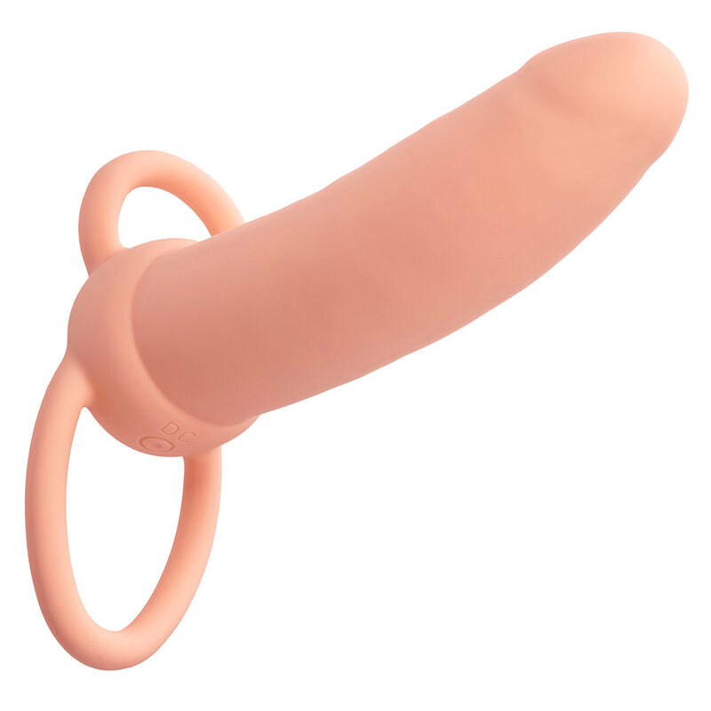 CALEXOTICS - Performance Maxx Tykk Dobbelpenetrator 10 vibrasjoner Naturfarge