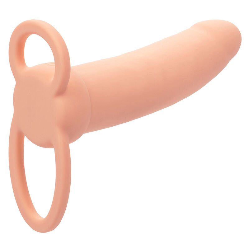CALEXOTICS - Performance Maxx Tykk Dobbelpenetrator 10 vibrasjoner Naturfarge