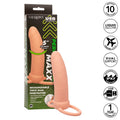 CALEXOTICS - Performance Maxx Tykk Dobbelpenetrator 10 vibrasjoner Naturfarge