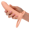 CALEXOTICS - Performance Maxx Tykk Dobbelpenetrator 10 vibrasjoner Naturfarge