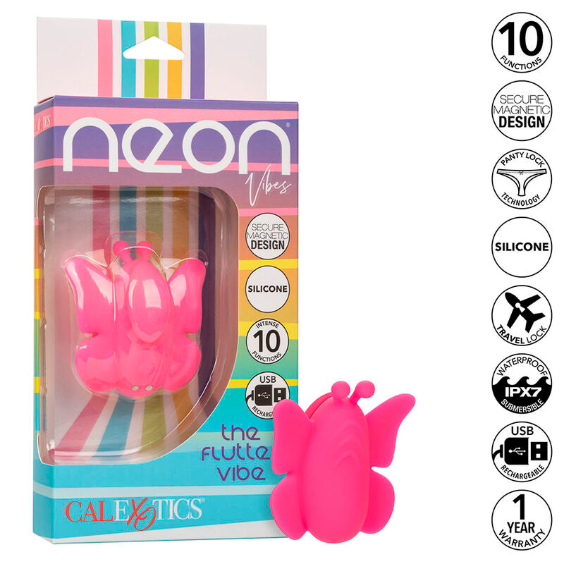 CALEXOTICS - Neon Vibes The Flutter Vibe Trusevibrator 10 vibrasjoner