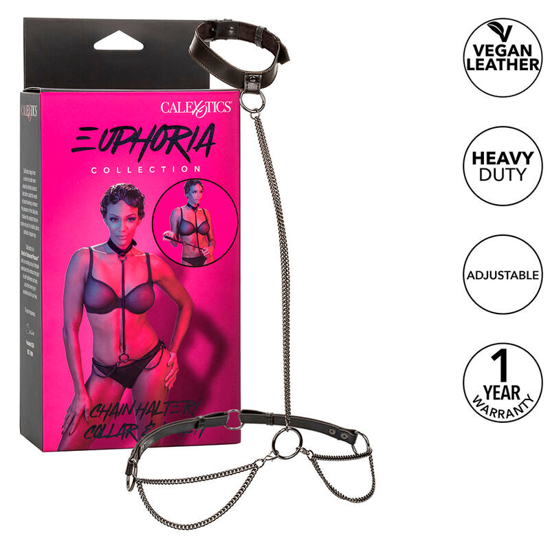 CALEXOTICS - Euphoria Kjede-halter Halsbånd & Leash