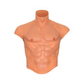 HIDDEN DESIRE - Alter Ego Silikon torso-skjorte med magemuskler Flesh
