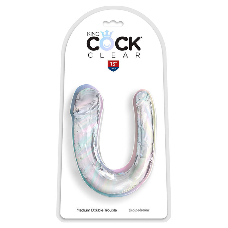 KING COCK - Double Trouble Dobbeldildo 33 cm