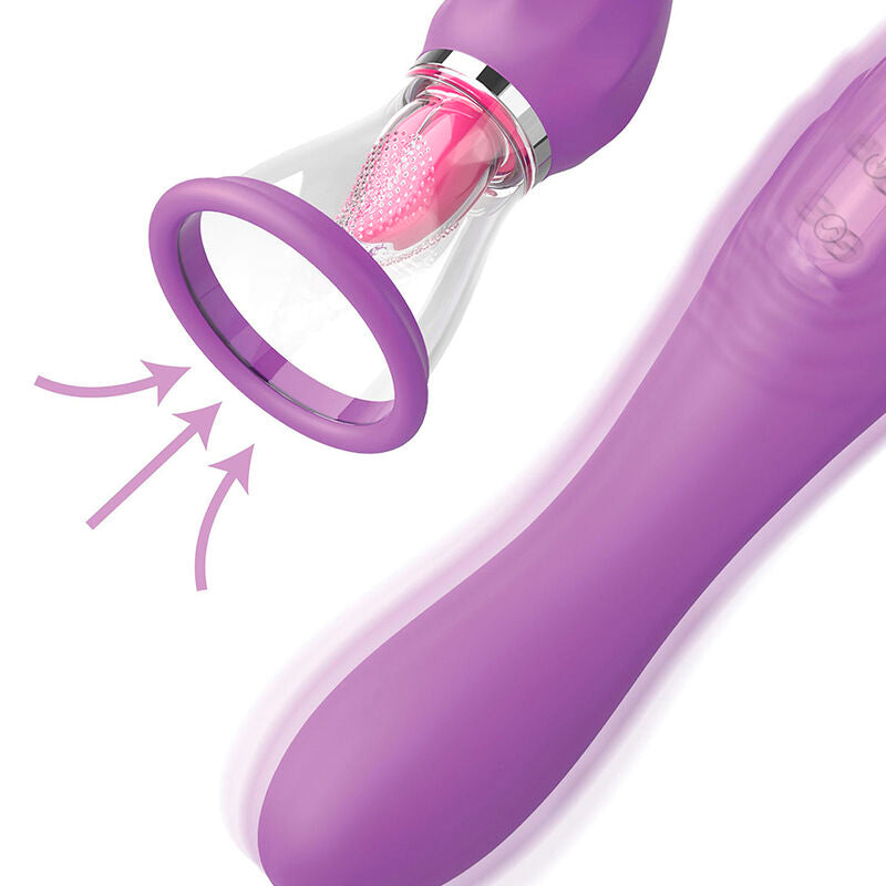FANTASY FOR HER - Ultimate Pleasure Max Klitorissuger med Slange og Tunge
