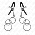 KINK - Brystvorteklemme med 3 O-ringer 6 cm