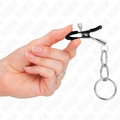KINK - Brystvorteklemme med 3 O-ringer 6 cm