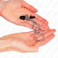 KINK - Brystvorteklemme med 3 O-ringer 6 cm