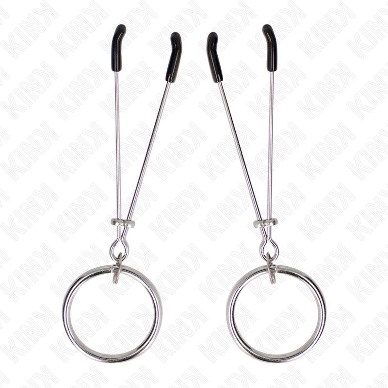KINK - Tynne brystvorteklemmer med O-ring 7 cm