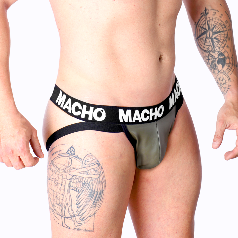 MACHO - Jockstrap i elastisk kunstskinn