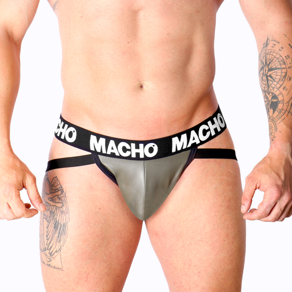MACHO - Jockstrap i elastisk kunstskinn