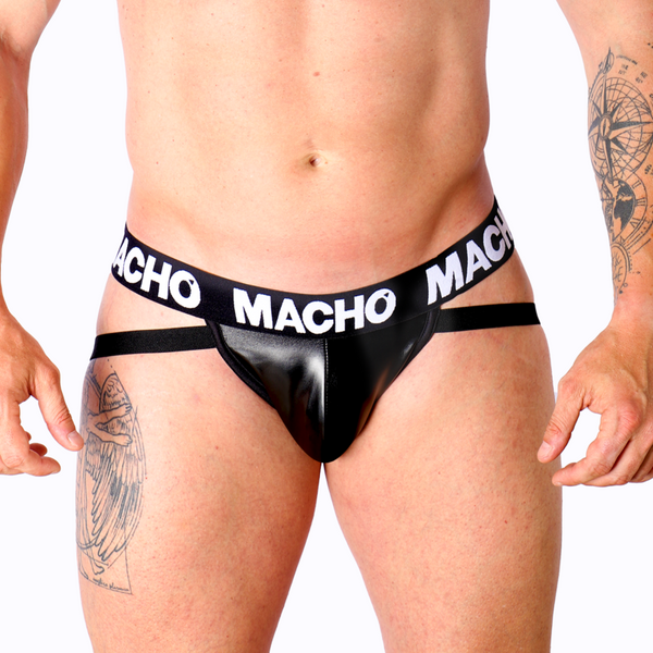MACHO - Jockstrap i skinn
