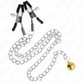 KINK - Brystvorteklemmer med Kjede og Bjelle 30 cm