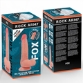 ROCKARMY - Liquid Silicone Fox Realistisk dildo 19 cm