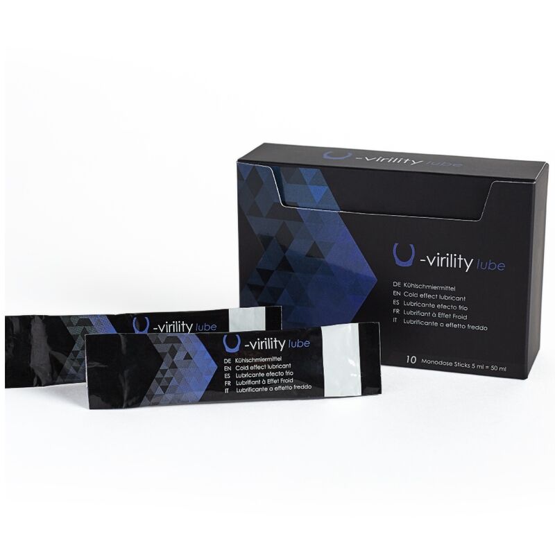 500 COSMETICS - U-Virility Glidemiddel med Kjølende Effekt 10 x 5 ml