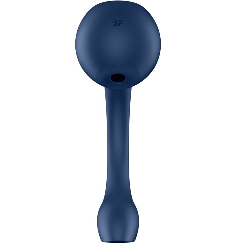 SATISFYER - Pro+ Wave 4 G-punkts- og lufttrykksstimulator med gratis app Mørkeblå