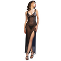 CHILIROSE - Lang Babydoll med String Sort