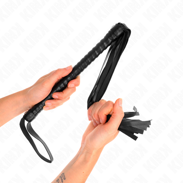 KINK - Pisk med teksturert håndtak Sort 48,5 cm