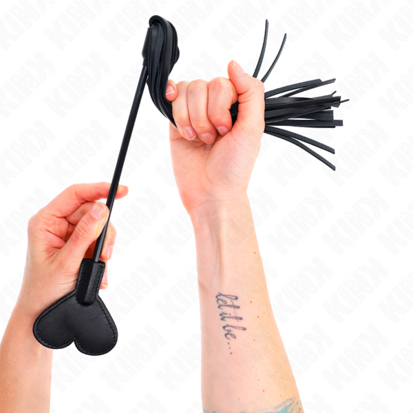 KINK - Ridepisk med hjerteformet blad 35 cm