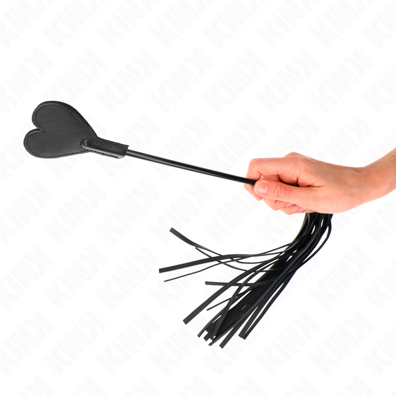 KINK - Ridepisk med hjerteformet blad 35 cm