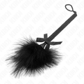 KINK - Kilefjær med Nylontau og Sort Sløyfe 25 cm