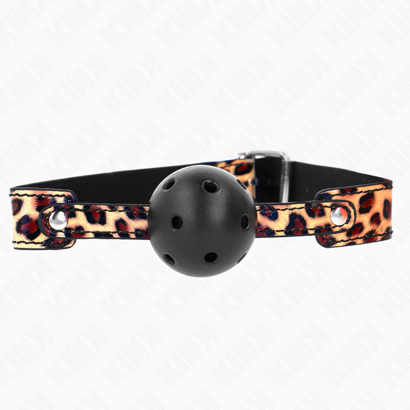 KINK - Pustende Ball-gag Leopard