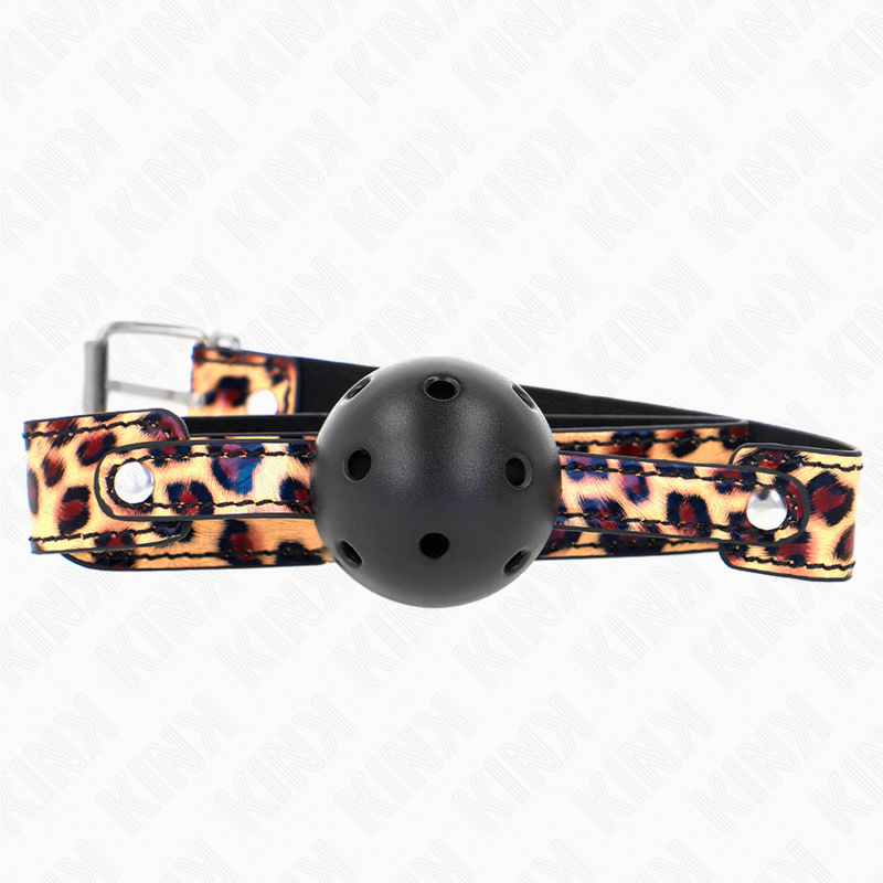 KINK - Pustende Ball-gag Leopard