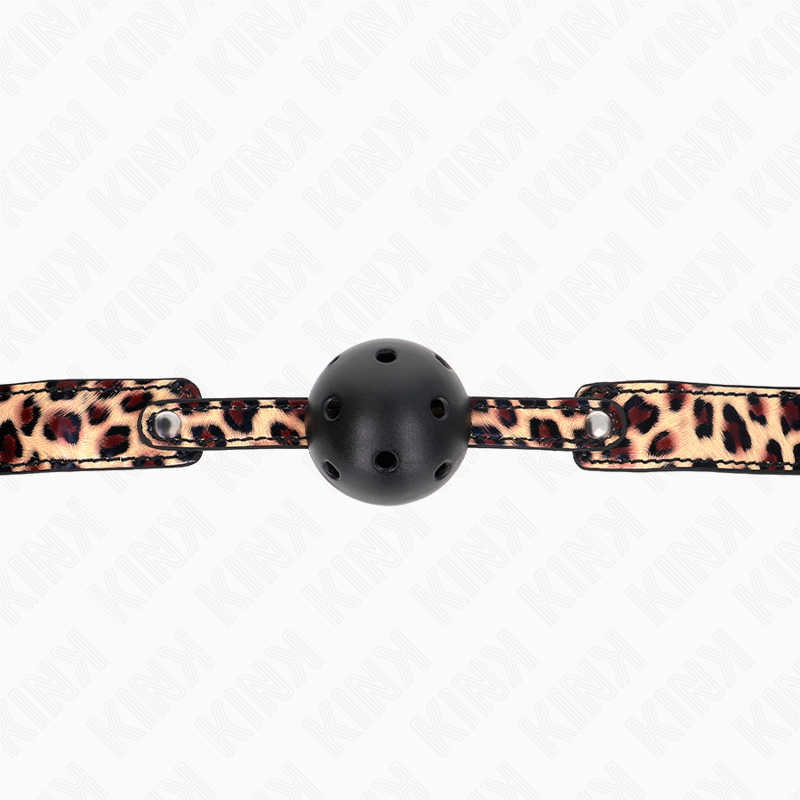 KINK - Pustende Ball-gag Leopard