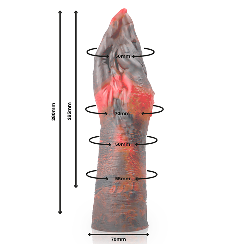 EPIC - Lilith Silikondildo Evil Demon Str. L