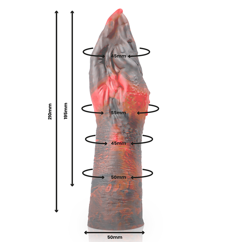 EPIC - Lilith Silikondildo Evil Demon Str. M