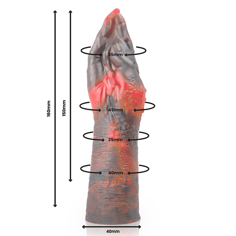 EPIC - Lilith Silikondildo Evil Demon Str. S