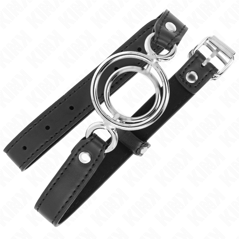 KINK - Ring-gag med flere O-ringer Sort