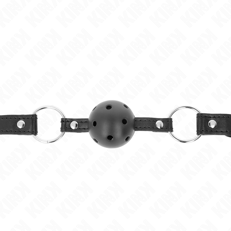 KINK - Hul Hard Ball-gag Sort Modell 1