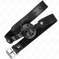KINK - Ballknebel med pustende ball Sort 4,5 cm